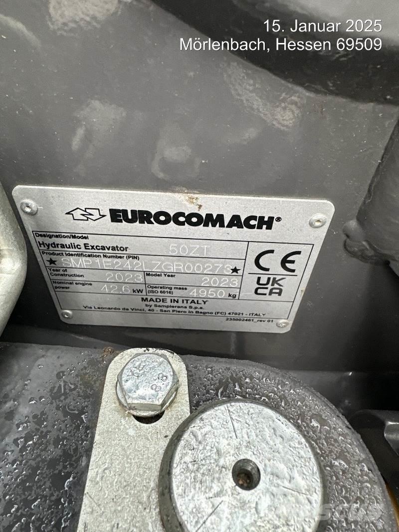 Eurocomach 50ZT Minigrävare < 7t