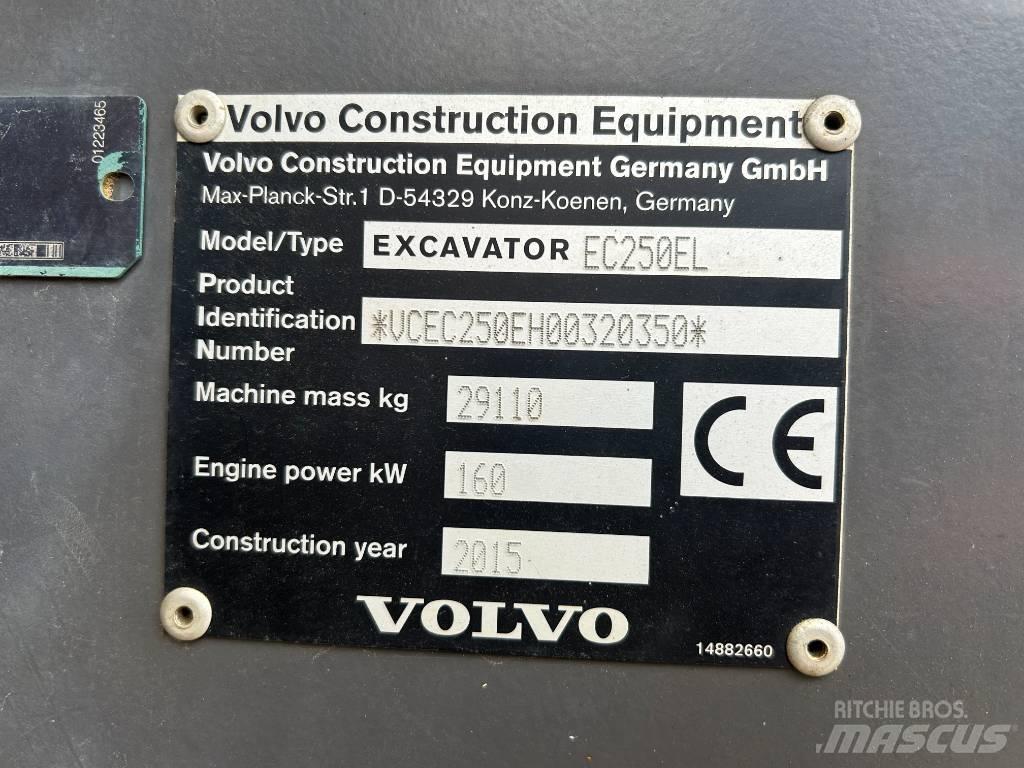 Volvo EC 250 EL Bandgrävare