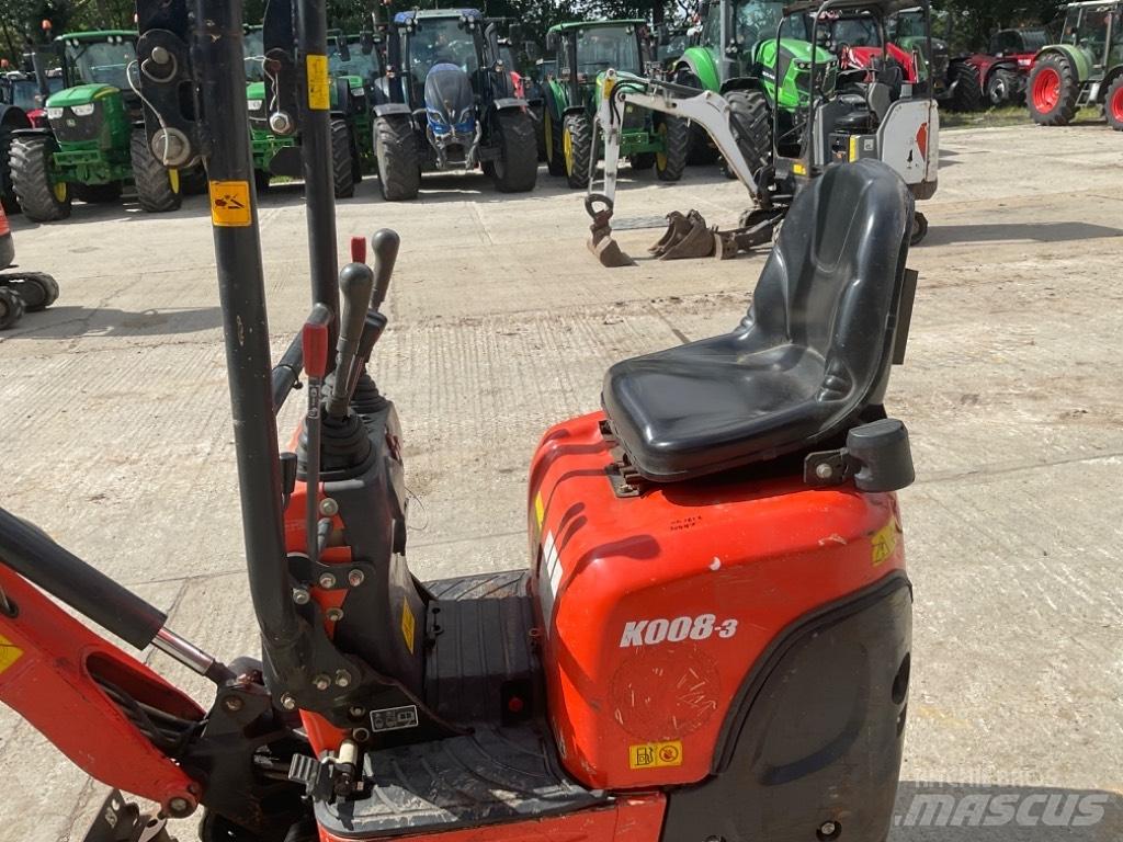 Kubota K 008-3 Minigrävare < 7t