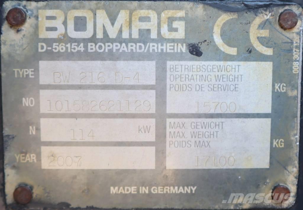 Bomag BW 216 D-4 Jordkompaktorer