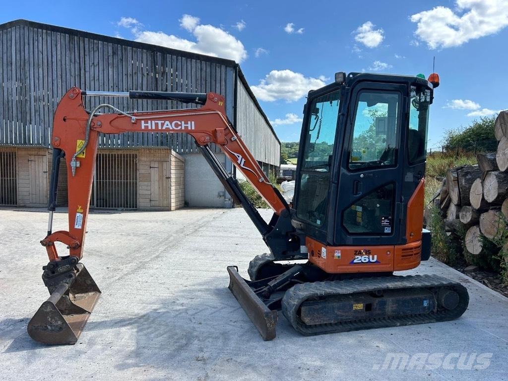 Hitachi ZX 26 U-6 Minigrävare < 7t