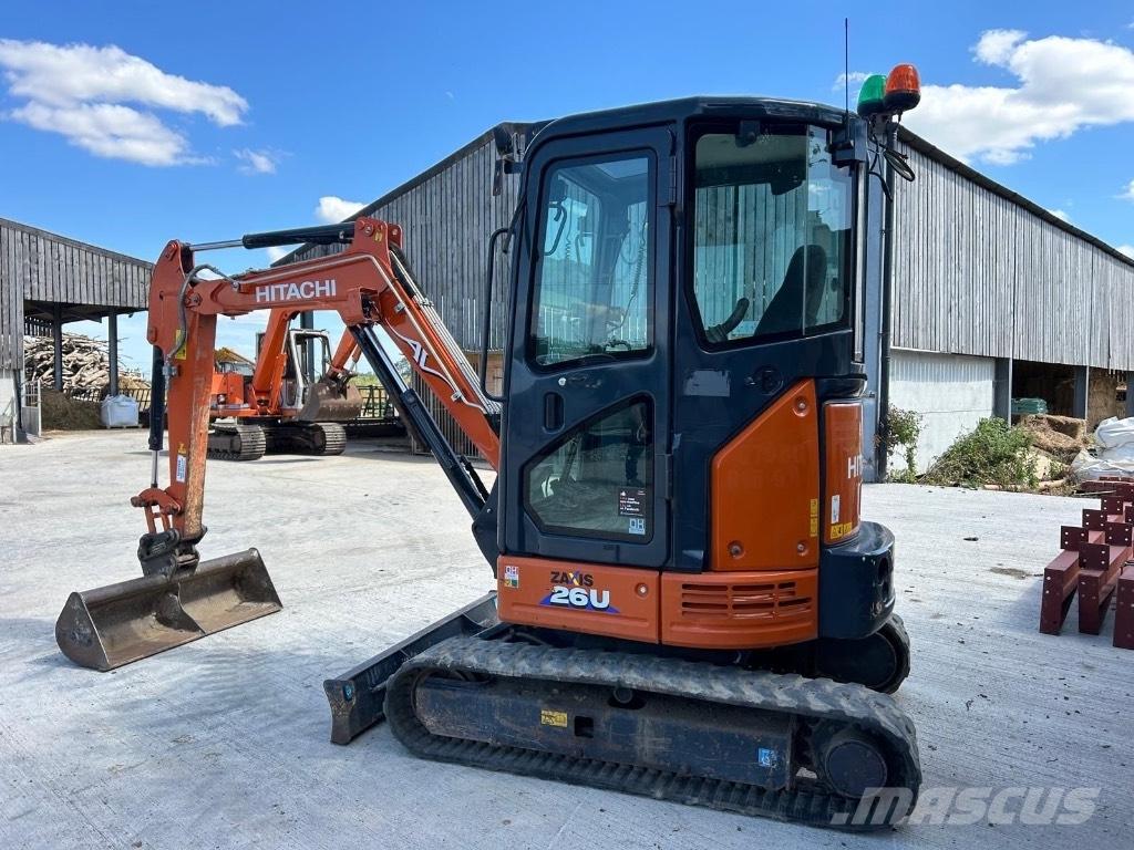 Hitachi ZX 26 U-6 Minigrävare < 7t
