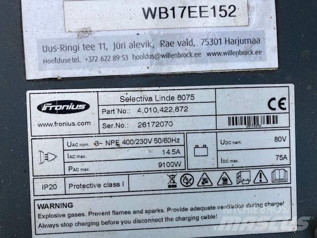 Linde E30/600HL/387 Elmotviktstruckar