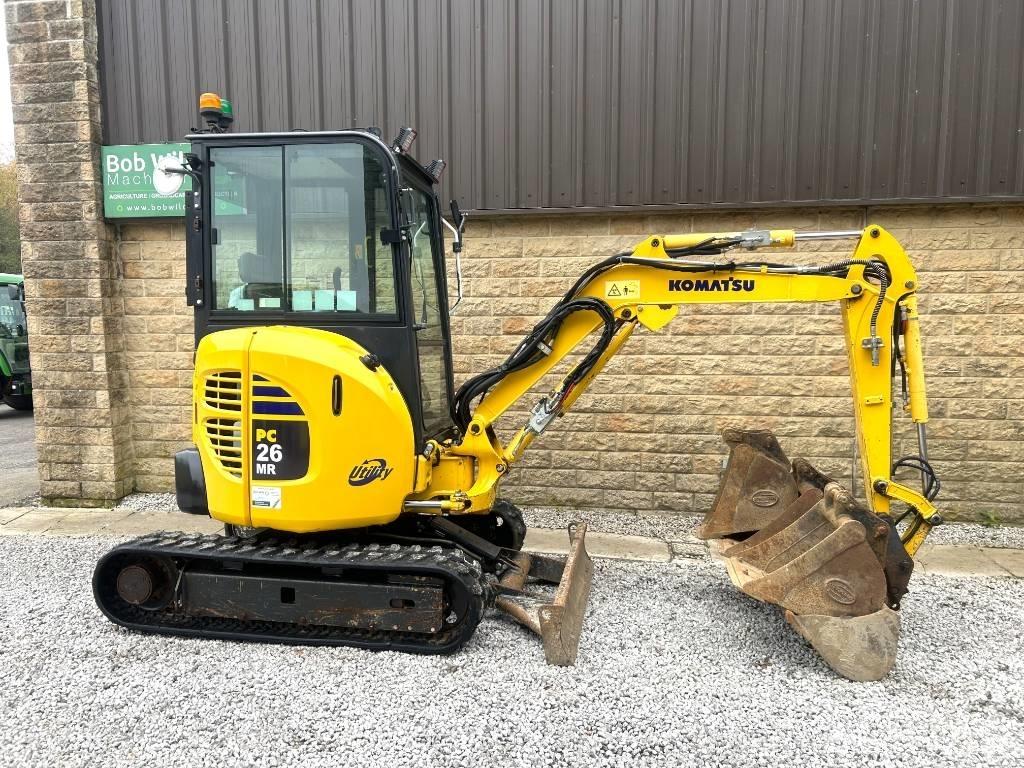 Komatsu PC26MR-3 Minigrävare < 7t