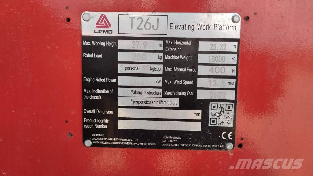 LGMG T 26 J Teleskop bomliftar