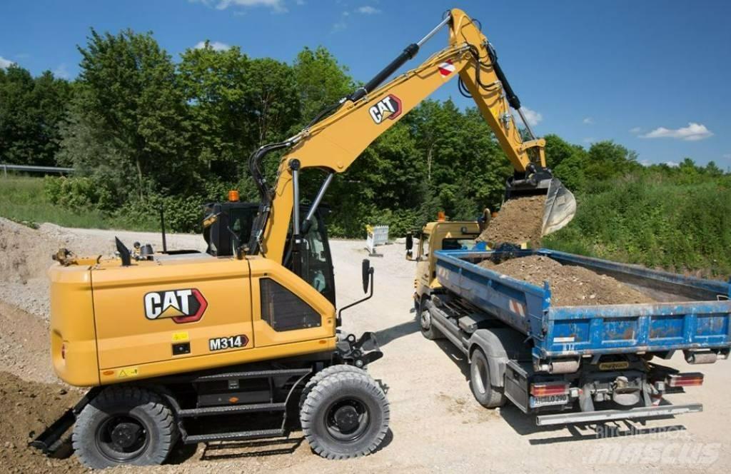 CAT M 314 UTHYRES Hjulgrävare