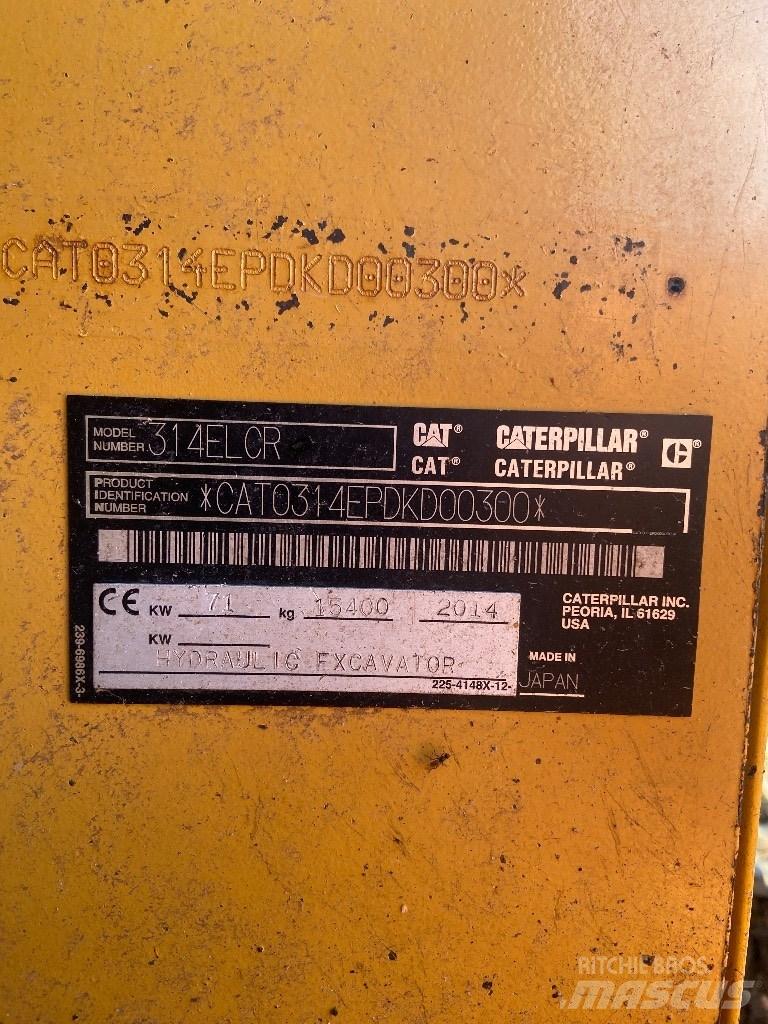 CAT 314 E LCR Bandgrävare