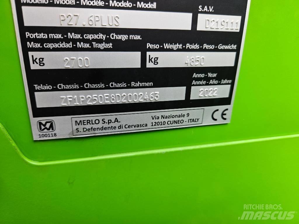 Merlo P27.6 Plus Teleskoplastare