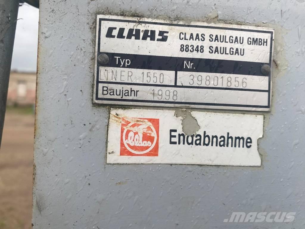 CLAAS Liner 1550 Vändare och luftare