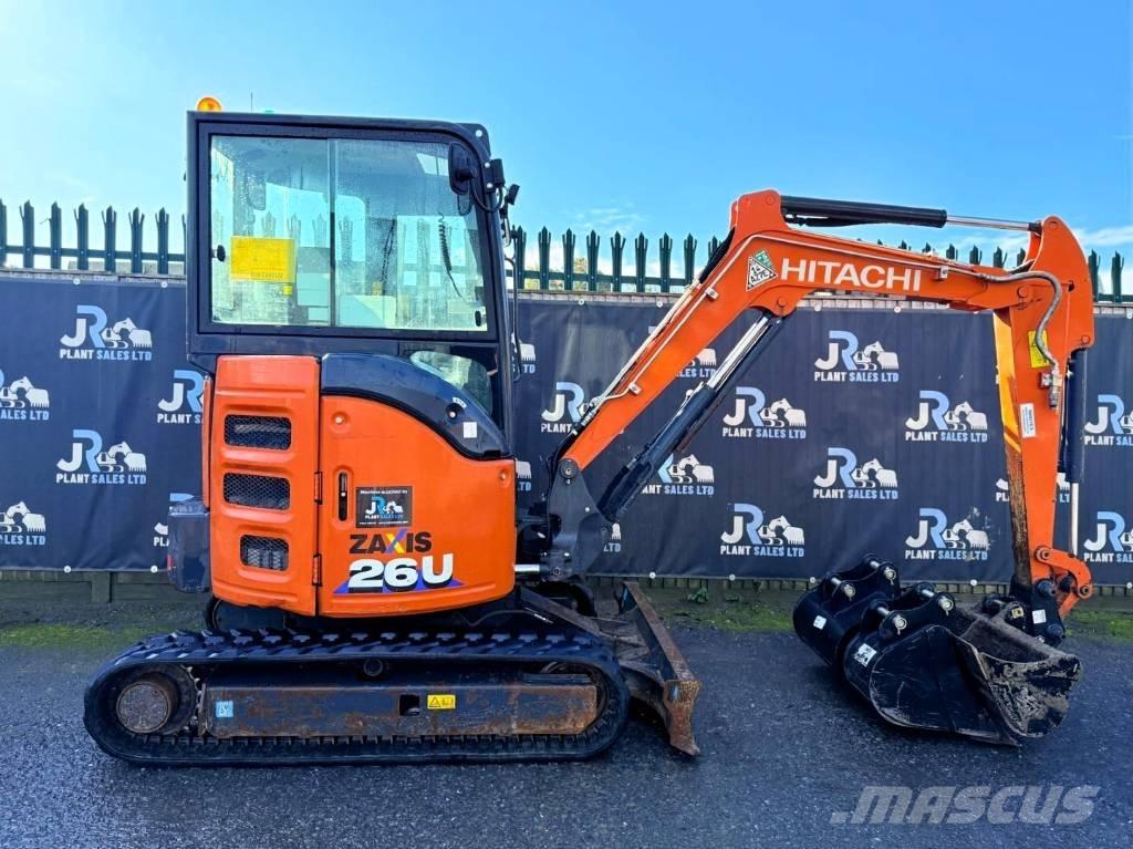 Hitachi ZX 26 U-6 CR Minigrävare < 7t