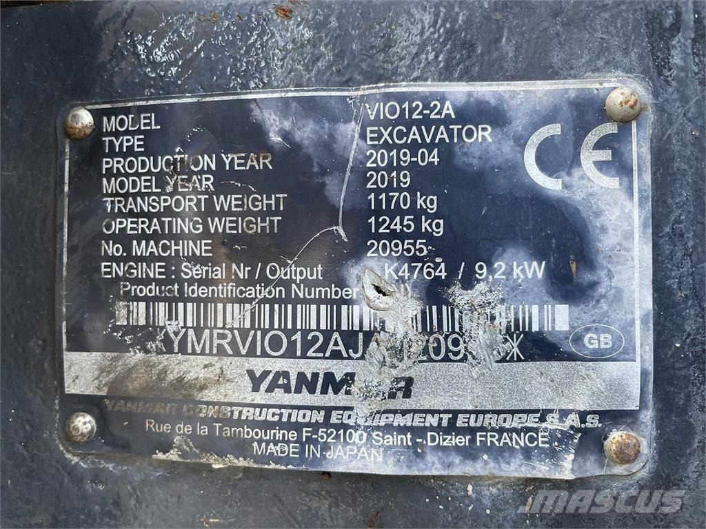 Yanmar VIO12 Hjulgrävare