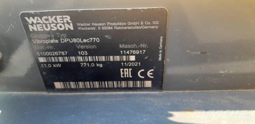 Wacker Neuson DPU 80 Markvibratorer