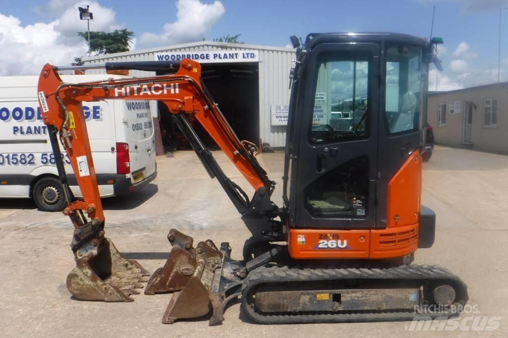 Hitachi ZX 26 U-6 Minigrävare < 7t