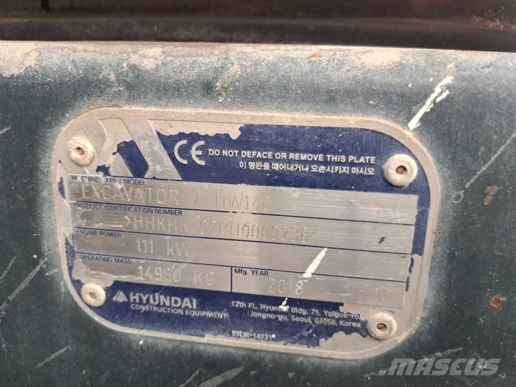 Hyundai HW140 Hjulgrävare