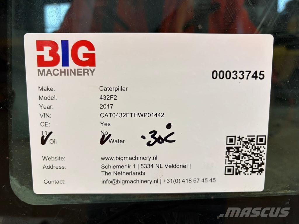 CAT 432F2 Grävlastare