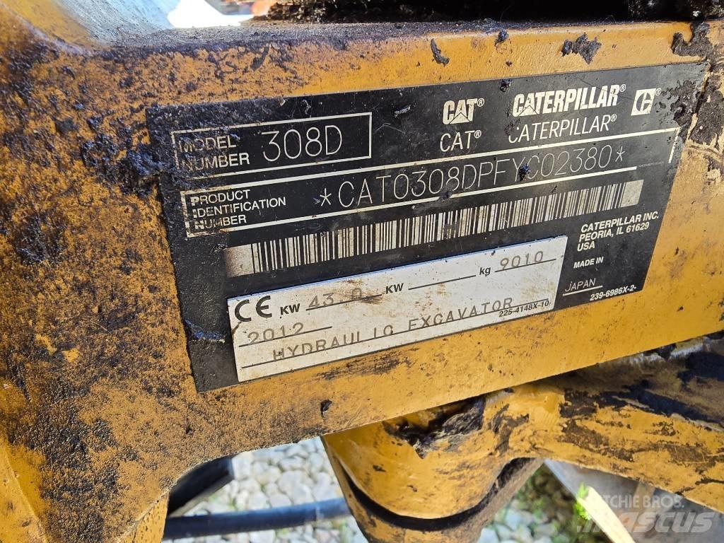 CAT 308 D Midigrävmaskiner 7t - 12t