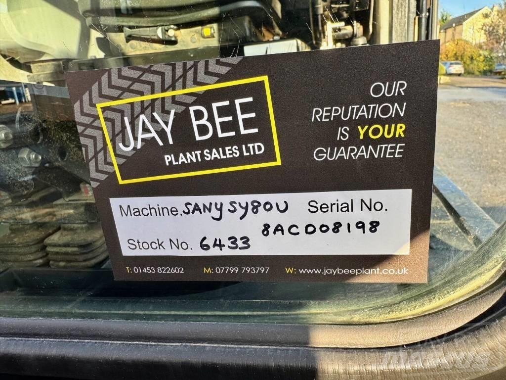 Sany SY 80 U Minigrävare < 7t