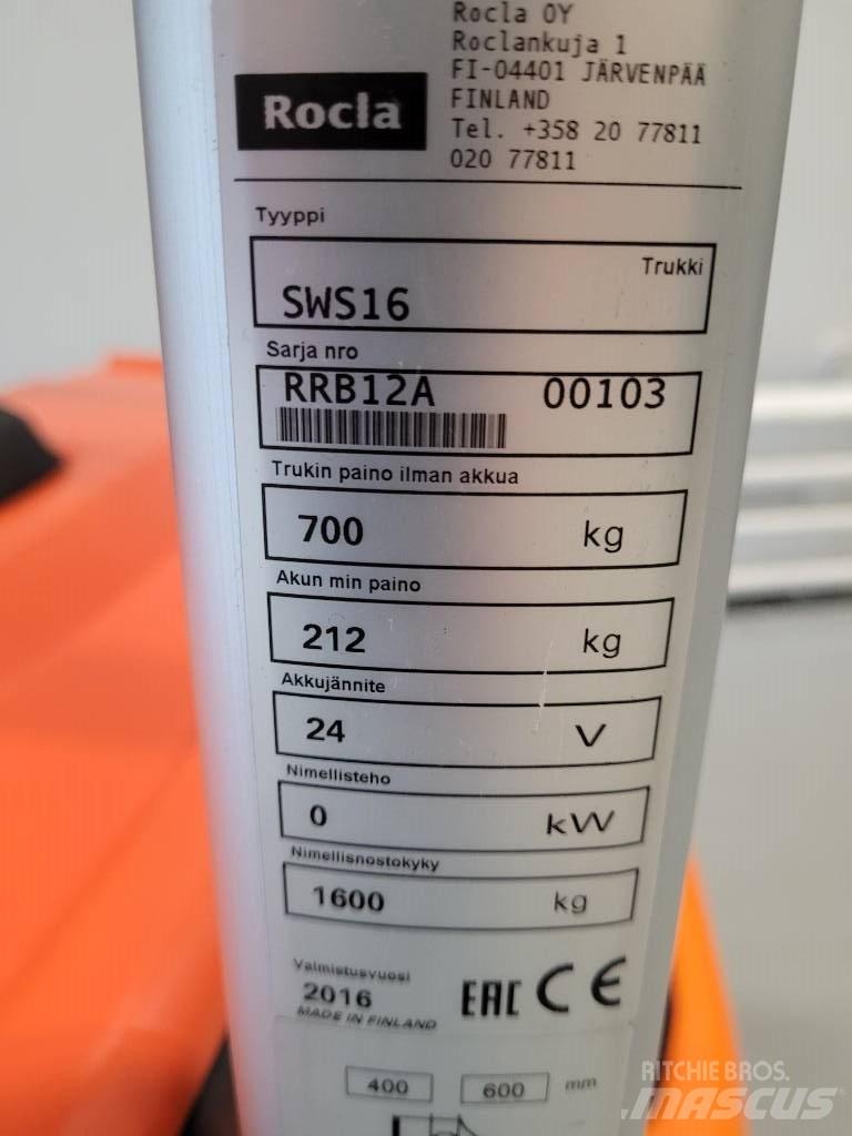 Rocla SWS 16 Staplare-led
