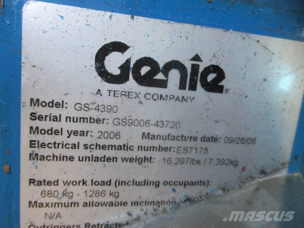 Genie GS 4390 RT Saxliftar