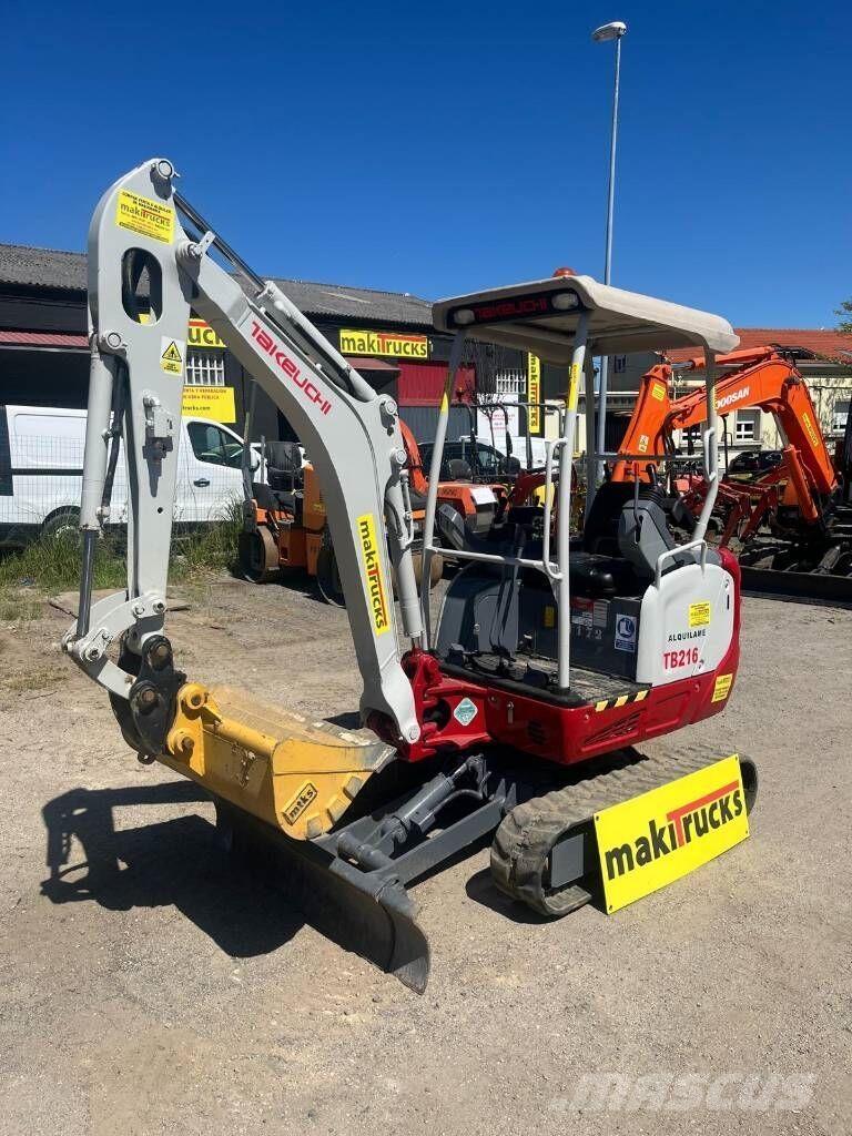 Takeuchi TB216 Minigrävare < 7t