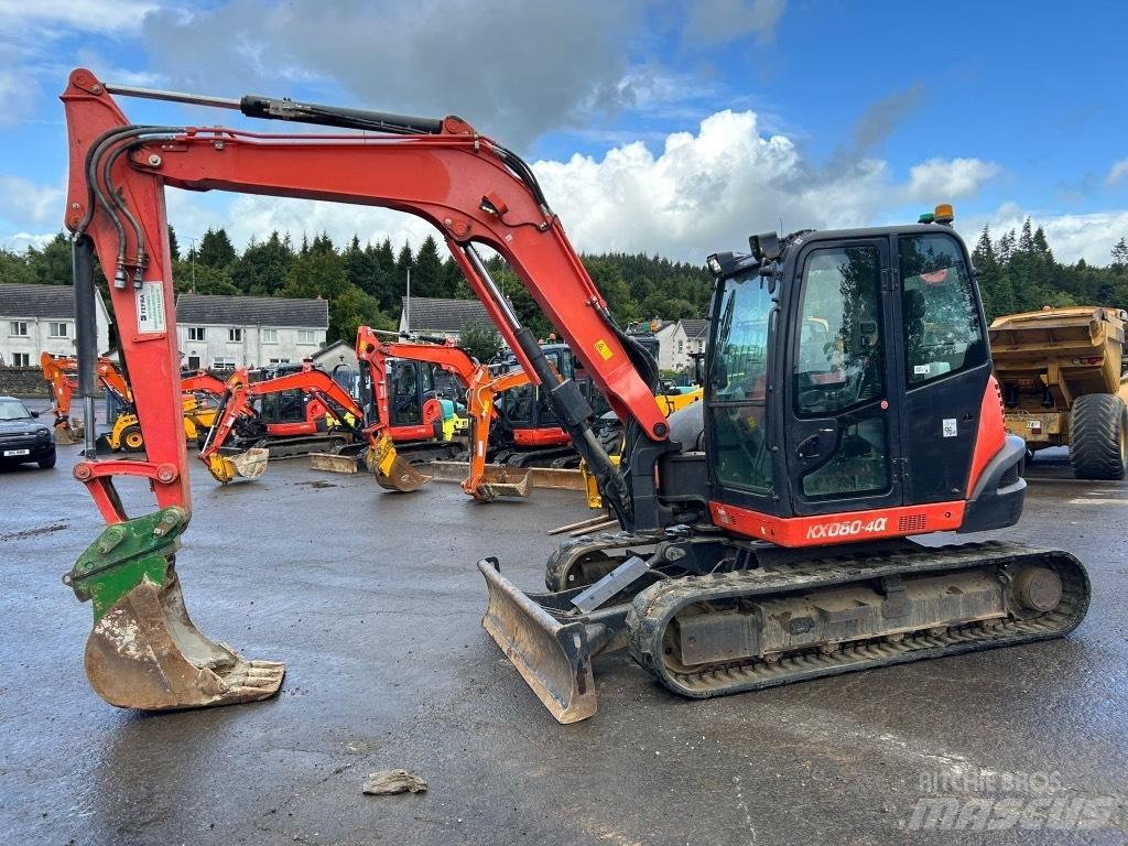 Kubota KX080-4 Midigrävmaskiner 7t - 12t
