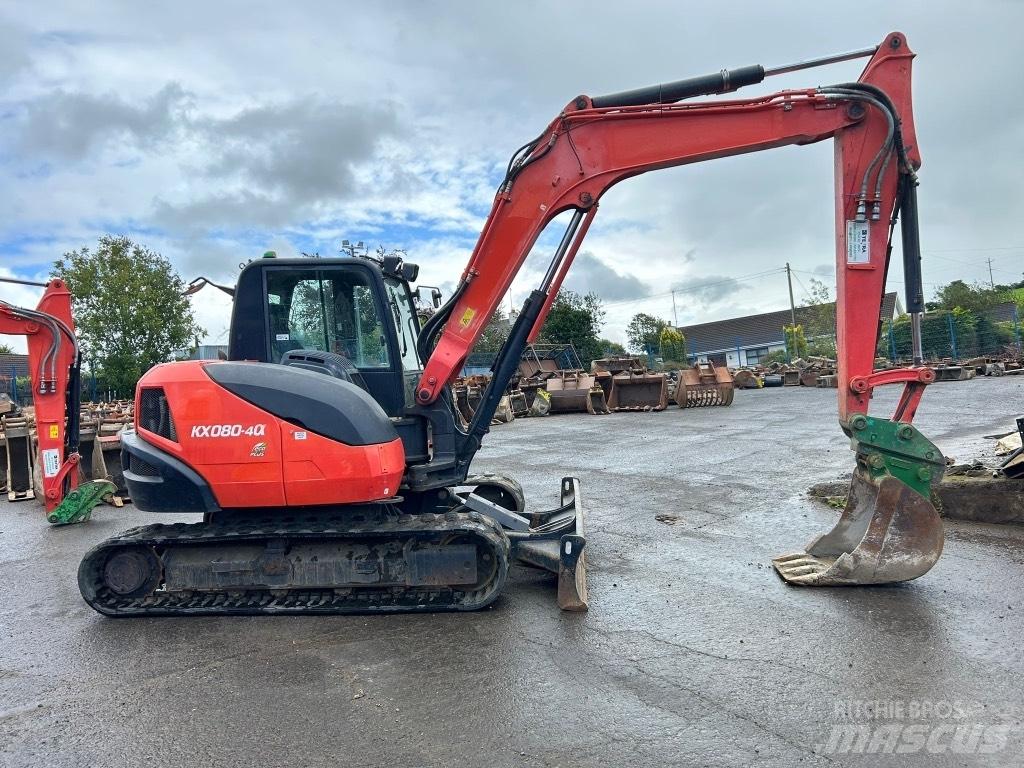 Kubota KX080-4 Midigrävmaskiner 7t - 12t