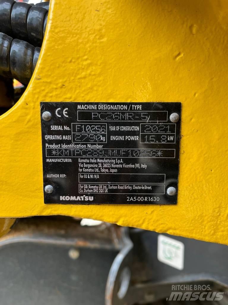 Komatsu PC26MR-5 Minigrävare < 7t