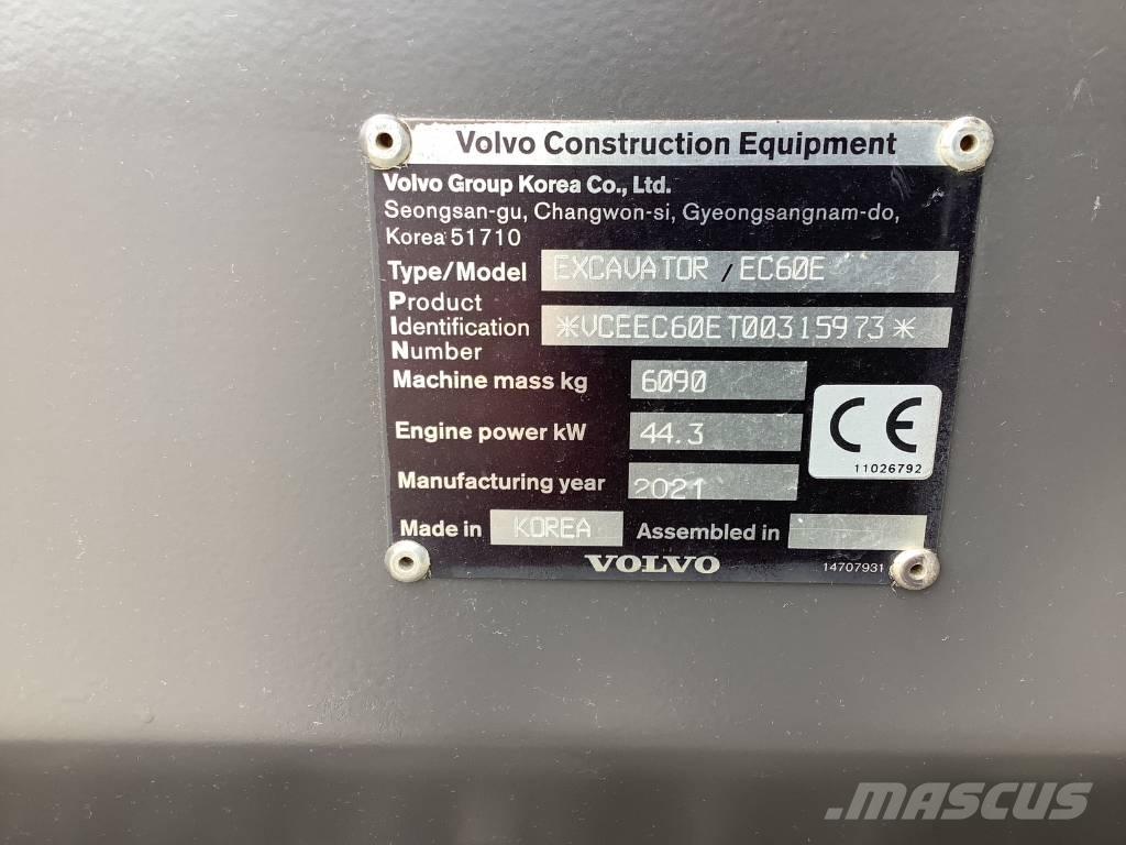 Volvo EC 60 E Bandgrävare