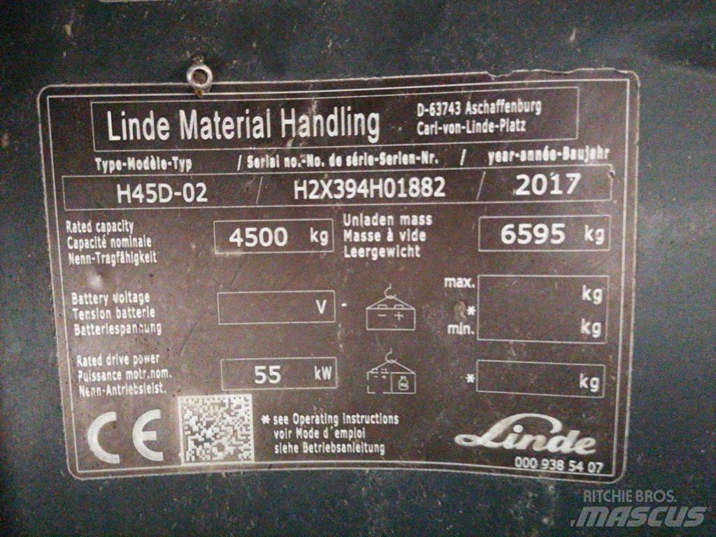 Linde H45D-02 Dieselmotviktstruckar