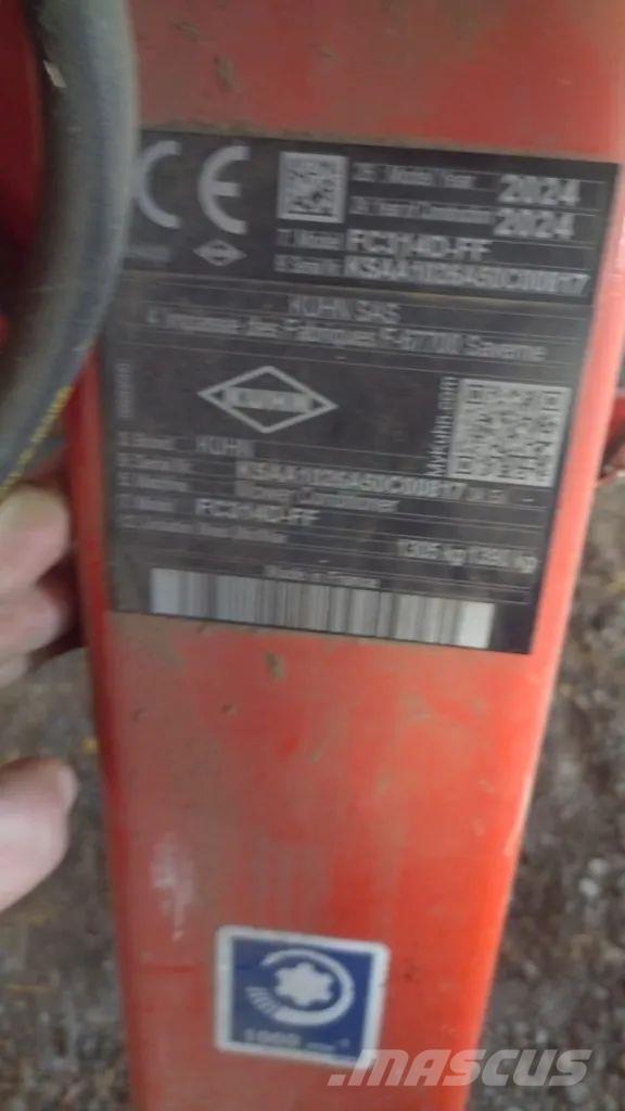 Kuhn FC 314 D FF Monterade och påhängda gräsklippare