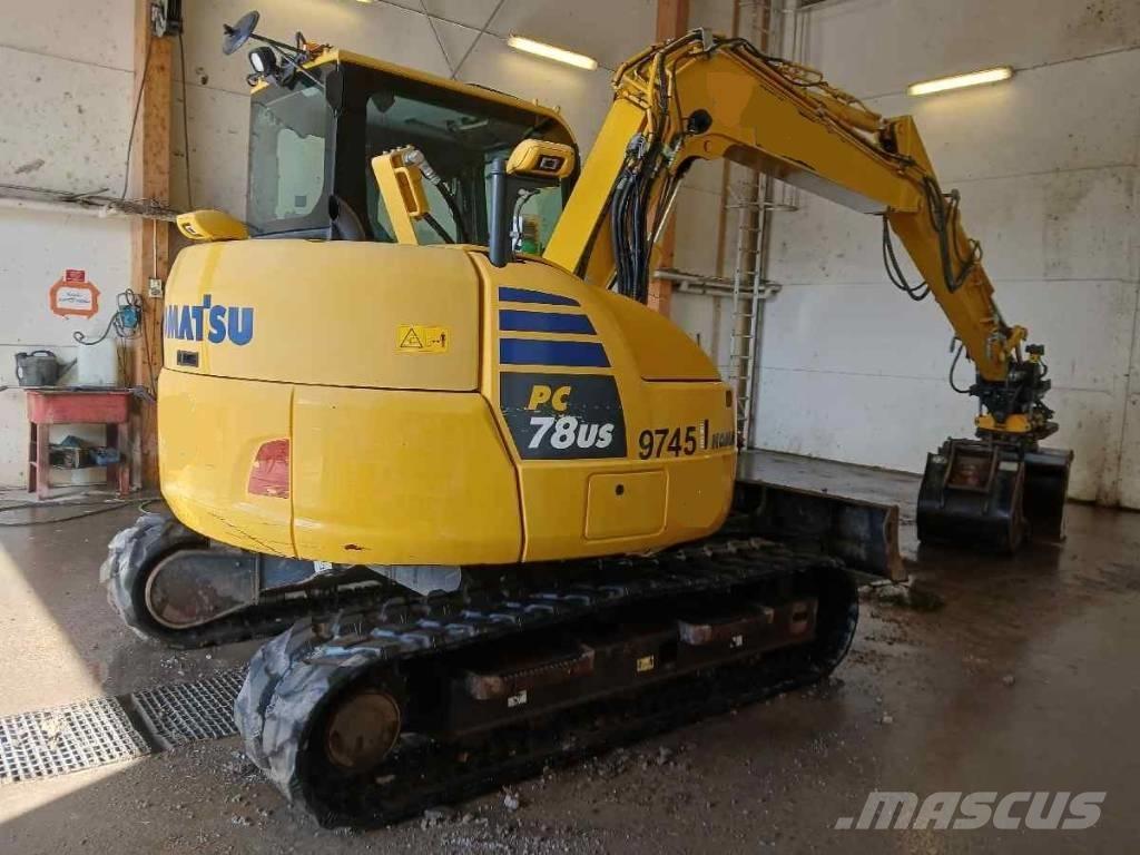 Komatsu PC78US-10 Midigrävmaskiner 7t - 12t