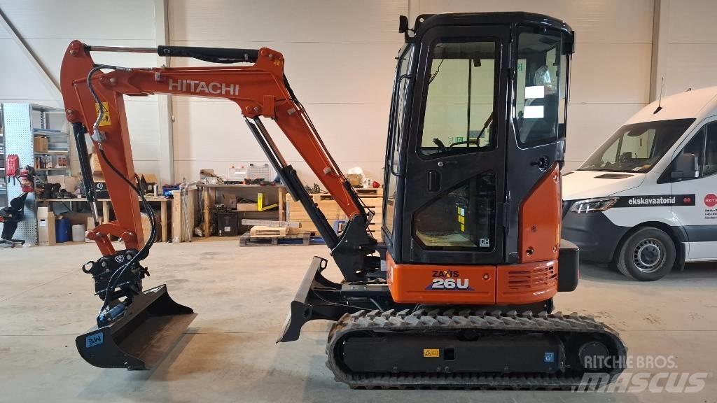 Hitachi ZX 26 U-6 Minigrävare < 7t