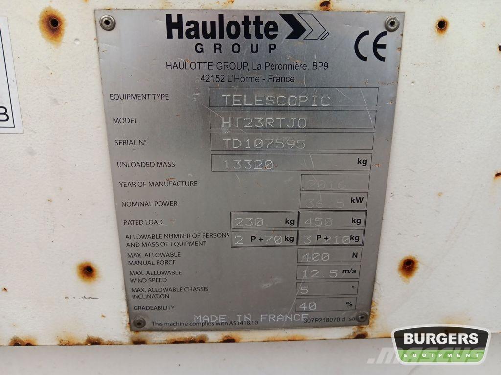 Haulotte HT23RTJO Teleskop bomliftar