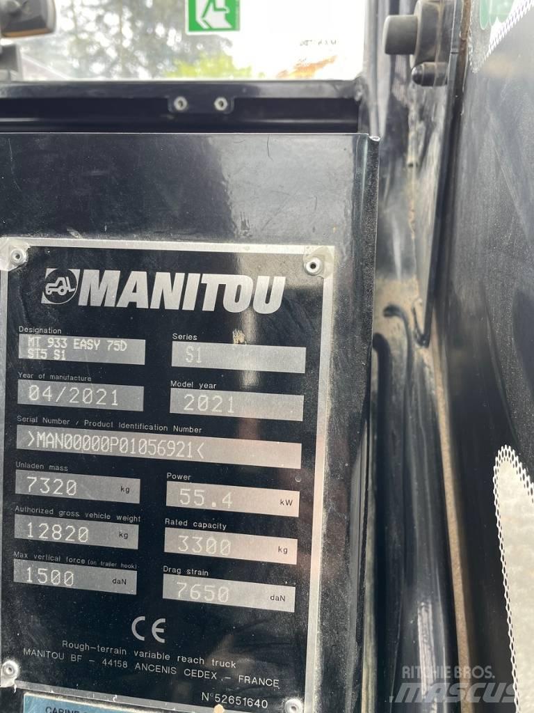 Manitou MT 933 Easy Teleskoplastare