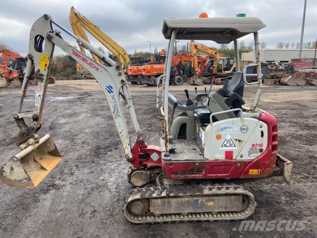 Takeuchi TB 216 Minigrävare < 7t
