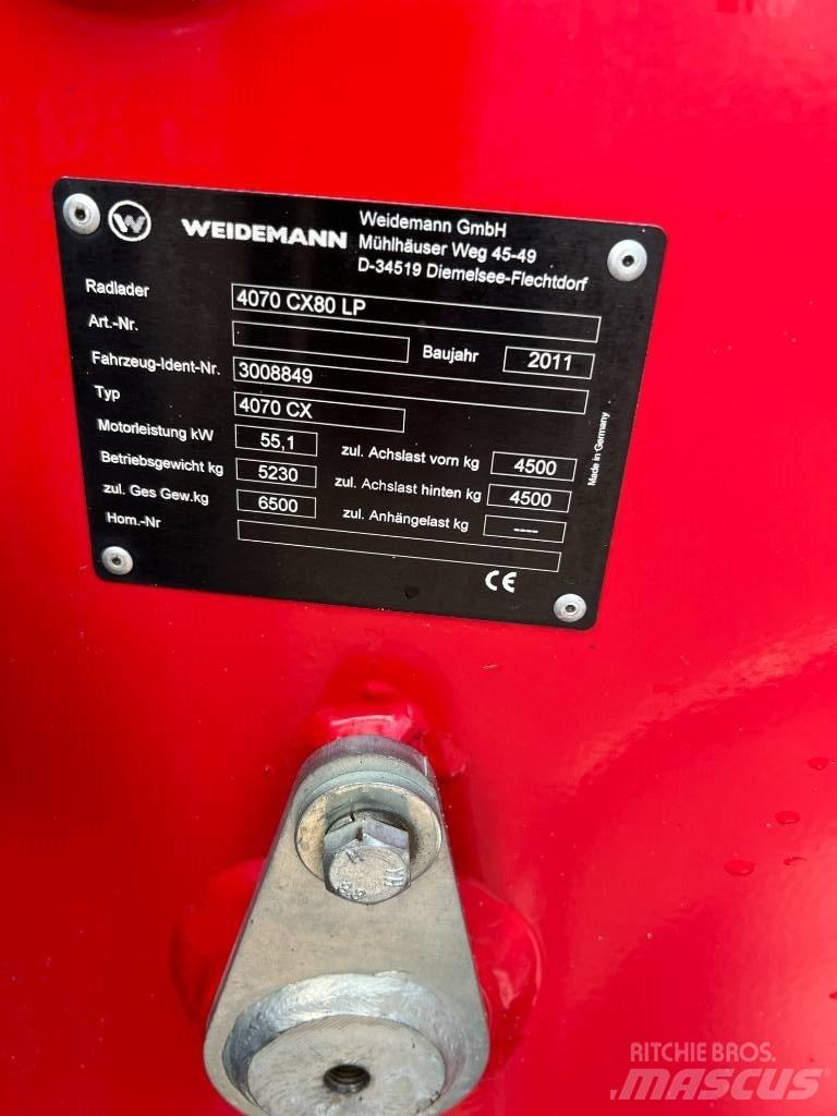 Weidemann 4070CX80LP Hjullastare