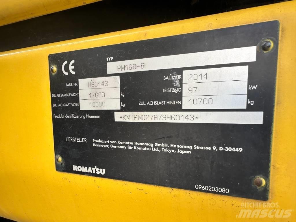 Komatsu PW 160-8 Hjulgrävare