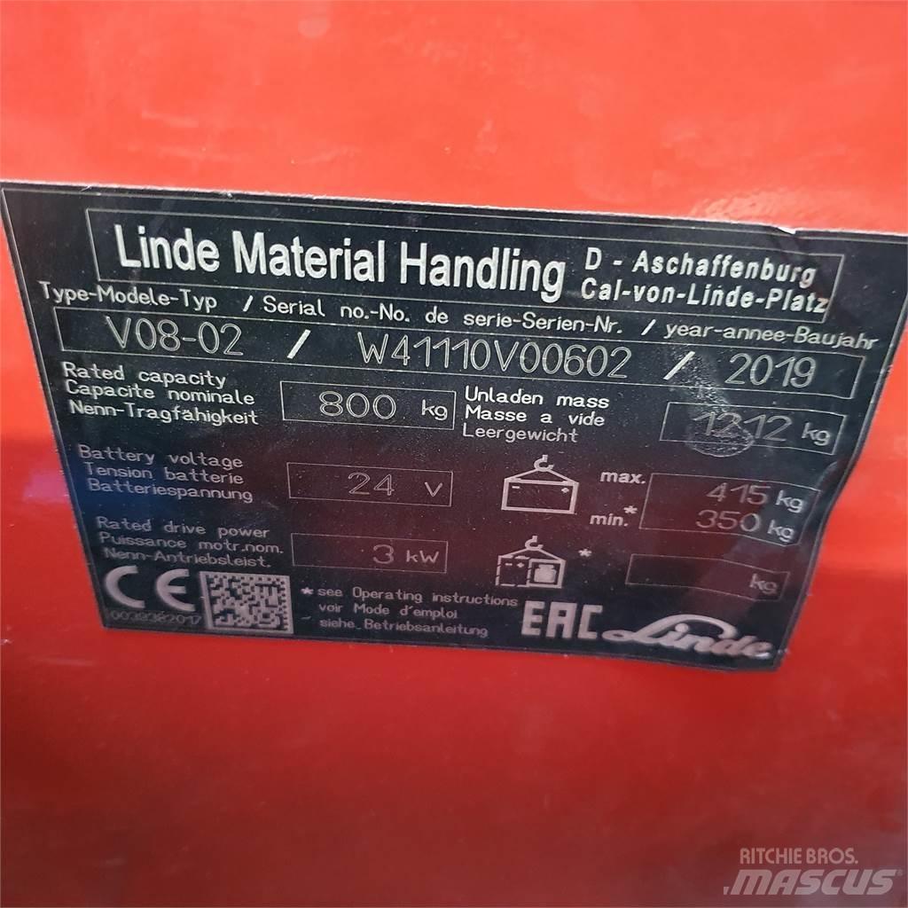 Linde V08-02 Plocktruck, mediumlyftande