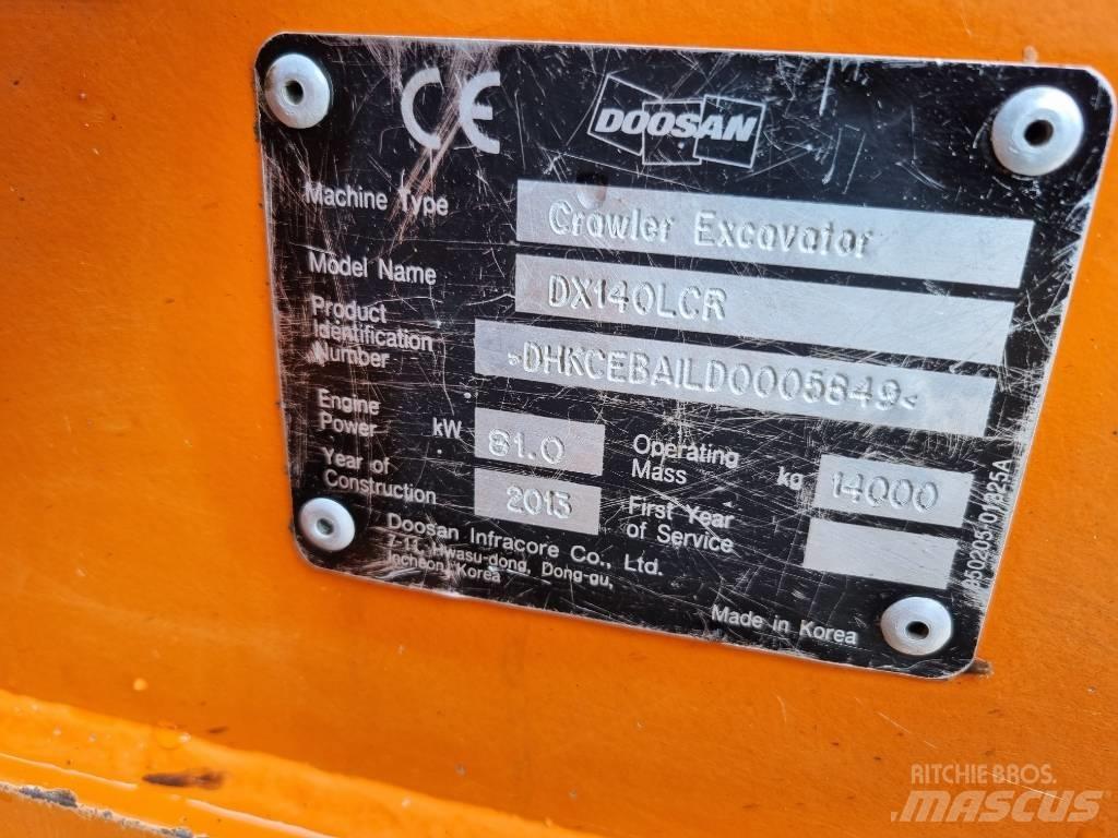 Doosan DX 140 LCR Grävmaskiner