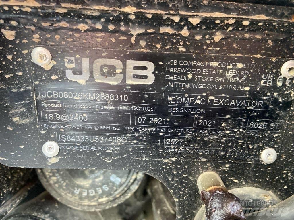 JCB 8026CTS Bandgrävare