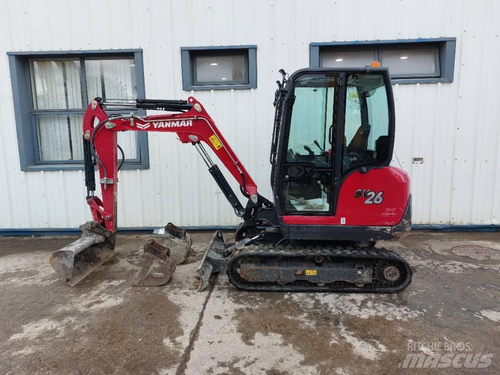 Yanmar SV26 Minigrävare < 7t