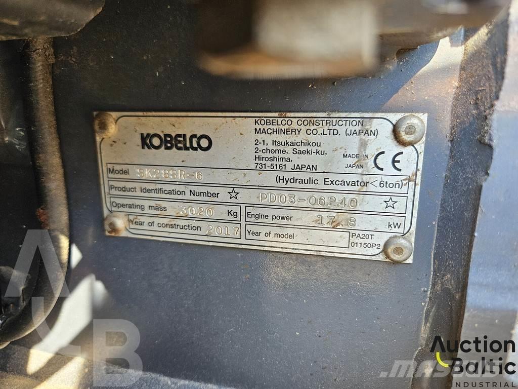 Kobelco SK28SR-6 Minigrävare < 7t