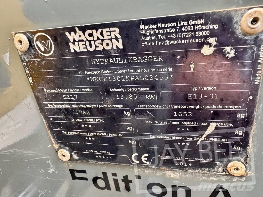 Wacker Neuson EZ 17 Minigrävare < 7t