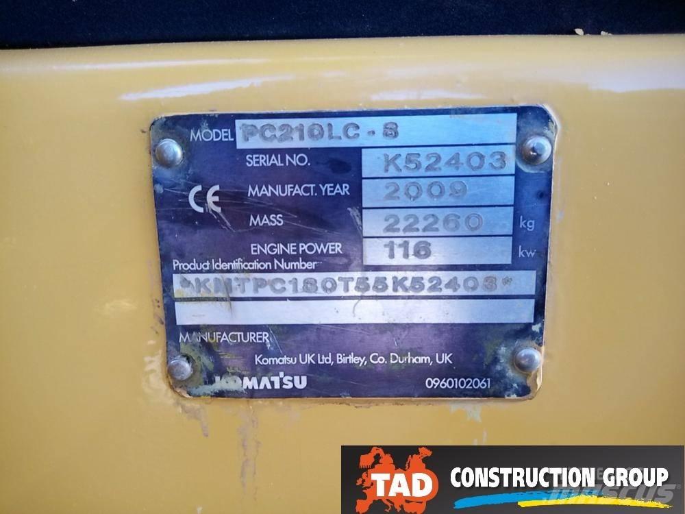 Komatsu PC210LC-8 Bandgrävare