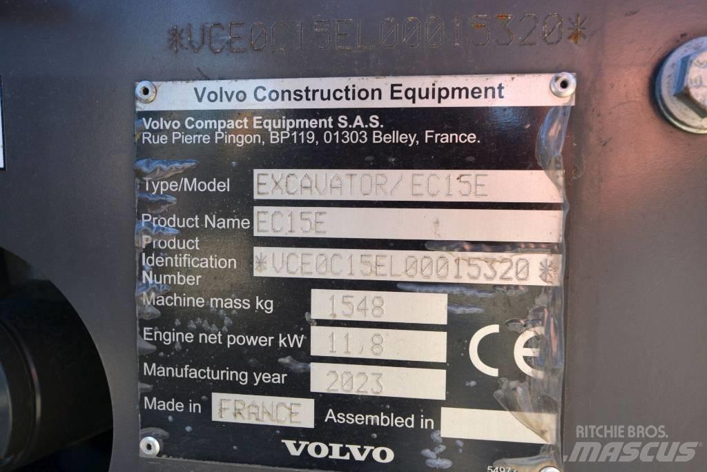 Volvo EC 15 E Minigrävare < 7t