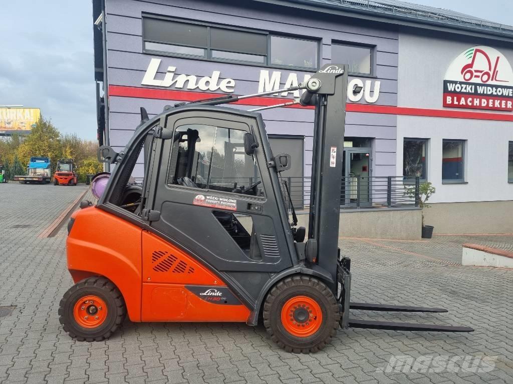 Linde H30T-02 Gasolmotviktstruckar
