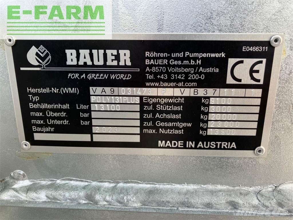 Bauer Poly 131 Fast- och kletgödselspridare