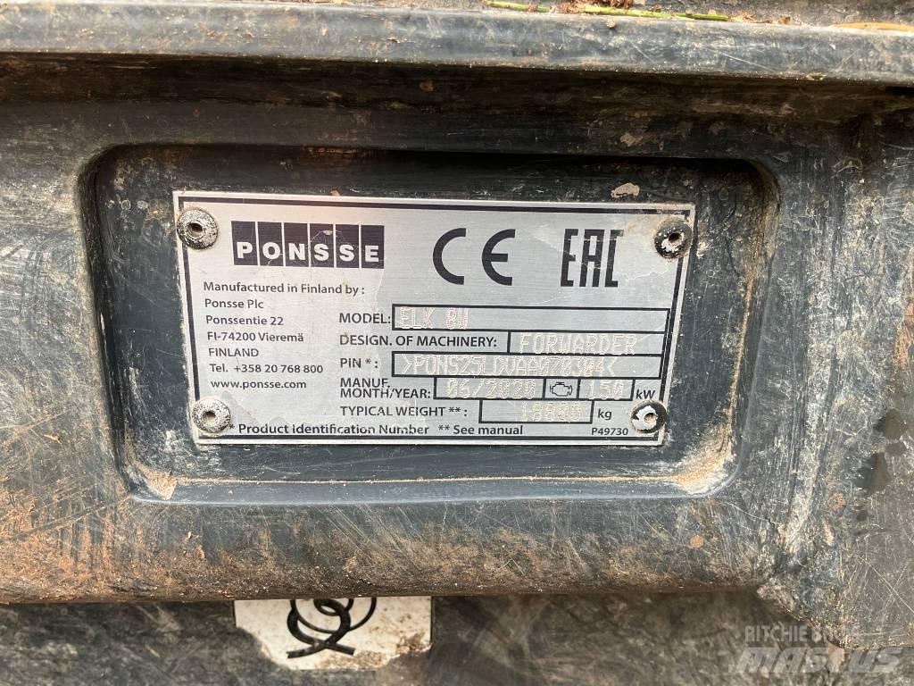 Ponsse ELK 8W Skotare
