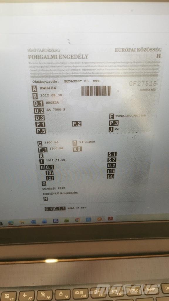 Bagela BA 7000 F Andra vägbyggnadsmaskiner