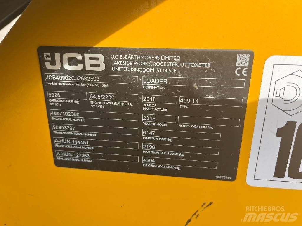 JCB 409 T4 Hjullastare
